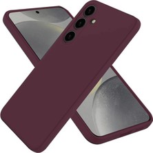 Samsung Galaxy A56 Kılıf First Silikon - Mürdüm