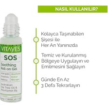 Vıtayes Sos Cilt Serumu - Akne ve Sivilce Önleyici, Siyah Nokta, Cilt Kızarıklığı, Kaşıntı, Sinek Böcek Isırması Karşıtı Onarıcı Çay Ağacı Yağı ve Provitamin B5 Serumu, Üçlü Ambalaj 30 ml