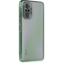 Xiaomi Redmi Note 10 Pro Kılıf Razer Lensli Silikon - Yeşil