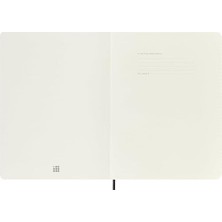 Moleskine Çizgili Siyah Defter Xl Boy Yumuşak Kapak