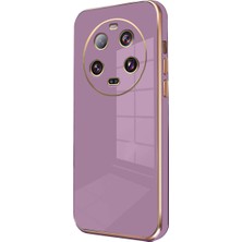 Xiaomi Mi 14 Ultra Kılıf Volet Silikon - Mor