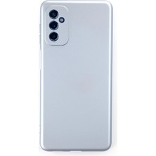 Samsung Galaxy M52 5g Kılıf Nano Içi Kadife Silikon - Sky Blue