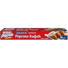 Piknik Gıda Ambalaj Pişirme Kağıdı Hazır Kesilmiş 16 Adet 1455