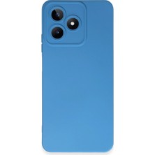 Realme C53 Kılıf Nano Içi Kadife Silikon - Mavi