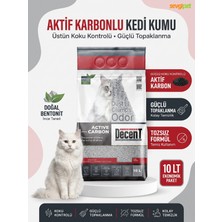 Decent Premium Aktif Karbonlu Kedi Kumu - 10 Lt Ekonomik Paket