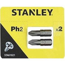 STA61021/XJ Vidalama Uç, Metalik, 2 Adet, PH2X25MMX2.