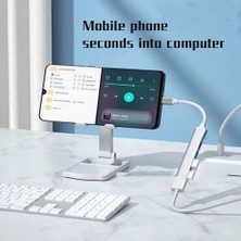 4 Port USB Çoklayıcı ve Type-C Adaptör – 2 In 1 Multi USB 3.0 Hub, MacBook Pro/air ve Type-C Cihazlar ile Uyumlu, Otg Destekli USB Dönüştürücü
