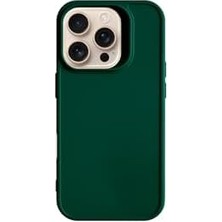 Kamera Korumalı Darbeye Dayanıklı Renk Atmayan Keep Silikon Kılıf Haki iPhone 16 Pro ile Uyumlu