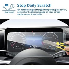 Mercedes C200 12.3 Inç Ile Uyumlu Dijital Gösterge Paneli Ekran Koruyucu Nano W206 Direksiyon Arkası Ekran Koruyucu