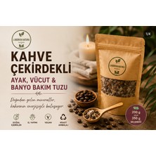 Laborem Natura Kahve Çekirdekli Çok Amaçlı Banyo, Ayak ve Vücut Tuzu | Mineralli Rahatlatıcı Bakım Tuzu 350 G