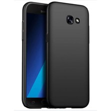 Galaxy A7 2017 (A720) Ruber Case Mat Slikon Kılıf Siyah