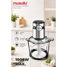Musullu MSL-1231-3 1000 W 3 L Çift Hazneli Doğrayıcı Rondo
