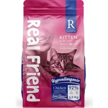Real Friend Yavru Kedi Maması Tavuklu 1,5 kg | Kitten Tavuklu Kuru Kedi Maması