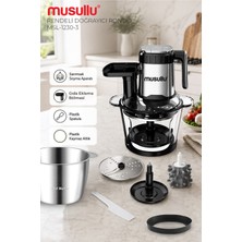 Musullu MSL-1230-3 1000 W 3 L Paslanmaz Çelik Kaseli Doğrayıcı Rondo
