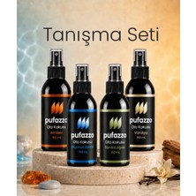 Pufazzo Sprey Oto Kokusu 150 ml 4'lü Set - Araba Kokusu, Araç Içi Koku Giderici,Tanışma Seti