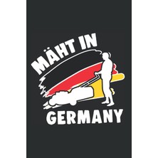 New Global Rasenmäher Notizbuch: Mäht In Germany Rasenmäher Gärtner Gärtnerei / 6x9 Zoll / 120 Gepunktete Seite