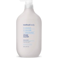 Method Vücut Yıkama, Basitçe Besler, Paraben ve Ftalat Içermez, Biyobozunur Formül, 28 Oz (1'li Pake