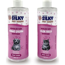 Silky Pet Wash - Köpek ve Kedilere Özel Doğal Kiraz Çiçeği Özlü Şampuan - 400 ml