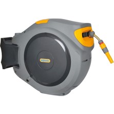 Hozelock 2595H Duvara Monte 40 M Hortumlu Otomatik Geri Sarmalı Hortum Toplama Makara Seti