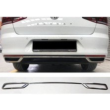 New Global Btm Otomotiv (794) Passat B8.5 Difüzör ve Ara Çıta Sd 2019 Sonrası 3 Parça Volswagen ile Uyumlu