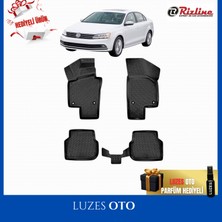 Rizline Volkswagen Jetta 3D Havuzlu Paspas 2013 Model Uyumlu