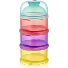 Babyjem Karışık Renkli Katlı Toz Mama Kabı 545 Çok Renkli 8681049245458