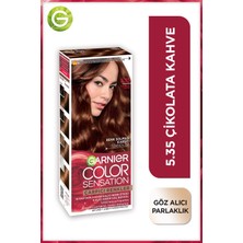 Garnier Çarpıcı Renkler 5.35 Çikolata Kahve Saç Boyası