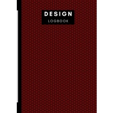 New Global A4 Logbook 100 Pages Graph Paper Beehive On Maroon: Metric 5mm Squared Graph Paper And High Quality