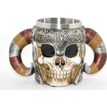 My Best Store Paslanmaz Çelik Kurukafa Kupa Bardak ALK2588