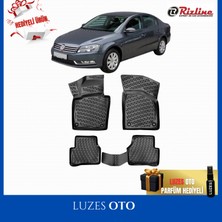 Rizline Volkswagen Passat B7 3D Havuzlu Paspas 2015 Model Uyumlu