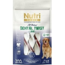 Nutri Canin Dental Twist Kuzulu Köpek Ödülü S-M 80 gr