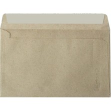 Doğan Zarf Doğan Elvan Zarfı 114-162 90GR Kraft Silikonlu 500 Lü (1 Paket 500 Adet)