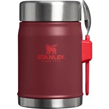 Stanley Klasik Paslanmaz Çelik Yemek Termosu Kaşıklı 0,40 Lt - Cranberry