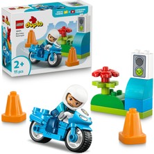 LEGO Duplo Kasabası Mavi Polis Motosikleti 10471-2 Yaş ve Üzeri Çocuklar Için Memur Figürü, Koniler