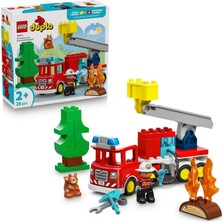 LEGO Duplo Kasabası Hortumlu Itfaiye Aracı ve Itfaiyeci 10473-2 Yaş ve Üzeri Çocuklar Için Itfaiyeci