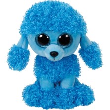 Ty 36851 Mandy, Kaniş Köpeği Glitzeraugen, Glubschi, Beanie Boo Temizlik Malzemesi, Pelüş, Mavi, 15