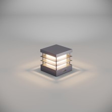 Fonelight Set Üstü Bahçe Aydınlatma 18X18 cm Genişik – Alüminyum Gövde, 3000K Sıcak Beyaz, IP65 Su G