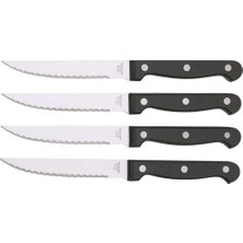 Ikea 4 Adet Bıçak Seti Çok Amaçlı 22 cm Siyah-Paslanmaz Çelik 4 Lü Set