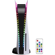 Yuanhot LED Rgb Işık Şeridi 5/ps5 ile Uyumlu Ince Disk ve Dijital Sürüm Konsolu, 7 Renk 358 Modlu, K