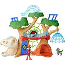 Spidey And His Amazing Friends Dino-Webs Ağaç Ev Süper Kahraman Oyun Seti