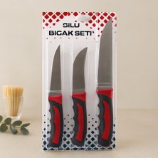 3'lü Kurban Bıçak Seti - Paslanmaz Çelik