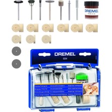 Dremel 684 Parlatma Aksesuarı, Çok Amaçlı Aletler Için, Temizlik ve Cilalama Için 20 Aksesuar Seti