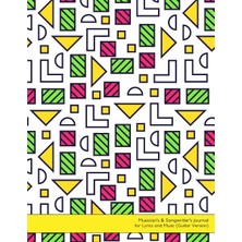 New Global Musician's And Songwriter's Journal For Lyrics & Music (Guitar Version): Music 8.5”X11” Notebook For