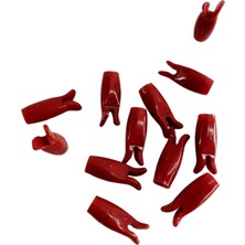 New Global Okçubaba Koç Gez Kırmızı 5 Adet Polycarbonate Resin – Dayanıklı ve Hafif Okçuluk Gezi Kırmızı