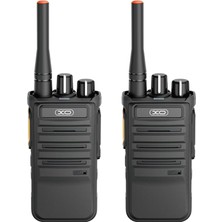 Xo Profesyonel Çift El Telsizi – 1200MAH, Açık Alanda 3-4 Km Menzil, Kapalı Alanda 0.5-1 Km Menzil, Uzu