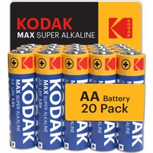 Kodak 20 Adet Alkalin Kalem Pil-Aa-Shrink