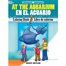 Dover Publications At The Aquarium/en El Acuario: Bilingual Coloring Book