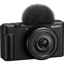 Sony Zv-1f Vlog Kamerası | Dijital Fotoğraf Makinesi (Değişken Açılı Ekran, 4K Video, Ağır Çekim, Vl