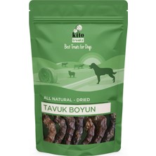 Kito Tavuk Boyun Çiğnemelik Köpek Ödül MAMASI%100 Doğal, Glutensiz, Organik 100 gr (Dog Treat)