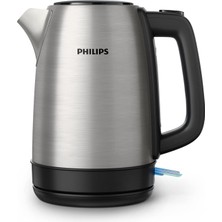 Philips Daily Collection Çelik Su Isıtıcı - 1.7l, 2200W, Işıklı Gösterge, 360° Döner Taban, Mikro Gö